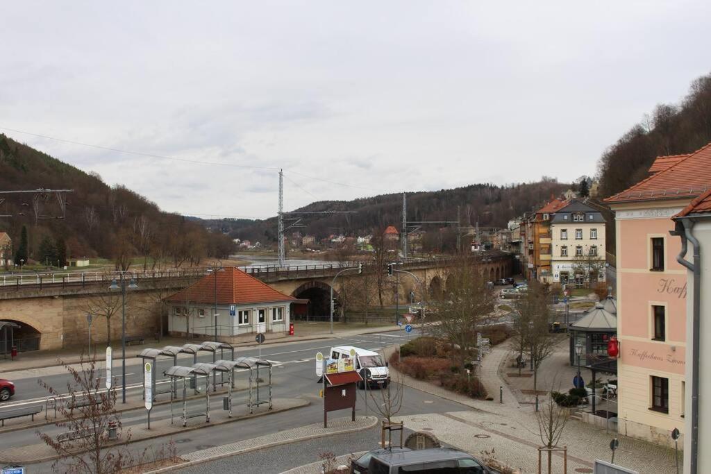 Apartmán Elbtalblick Koenigstein Im Deutschen Haus Exteriér fotografie